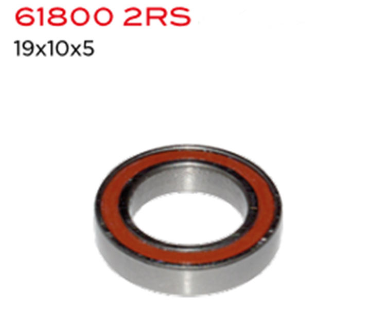 RODAMIENTO BICICLETA TKX 61800 2RS SELLADO 19X10X5